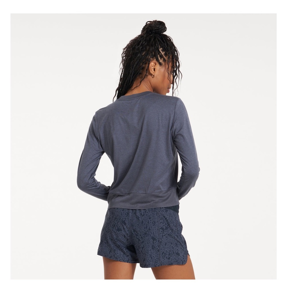 Vuori Daydream Crew in Azure Heather (blue) size large